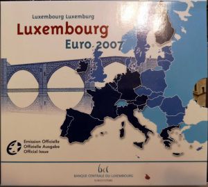 LUXEMBOURG 2007 - EURO COIN SET BU